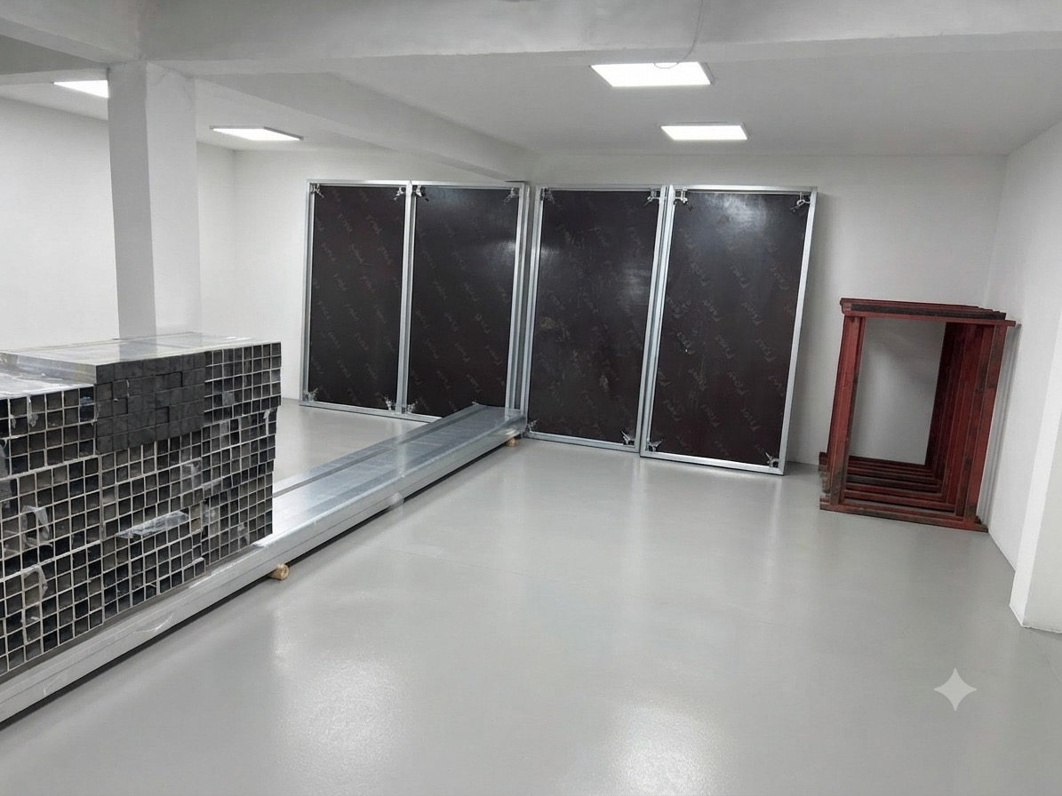 Sahne imalat ve depo alanı